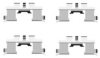 HELLA 8DZ 355 203-211 Accessory Kit, disc brake pads
